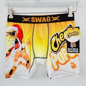 Cheetos Mens Popcorn SWAG Boxer Brief  Santa Christmas Size Medium